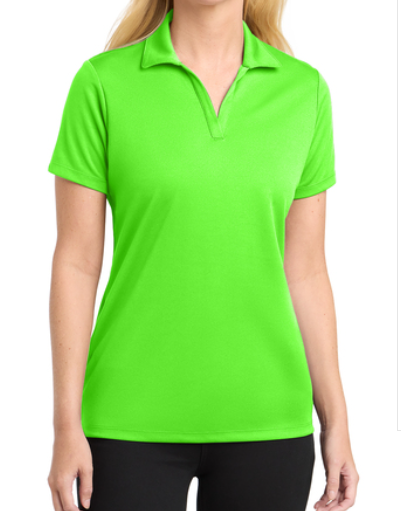 Women's V-neck Polo shirt (LST640)